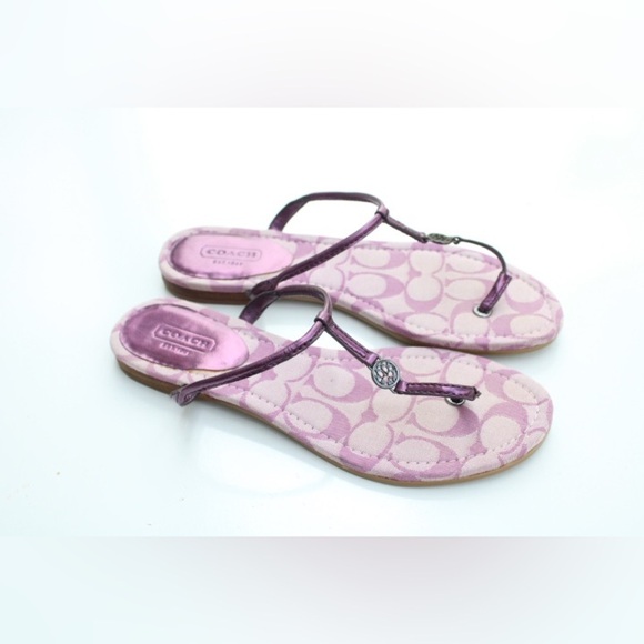 Coach Shoes - Coach signature logo sandals